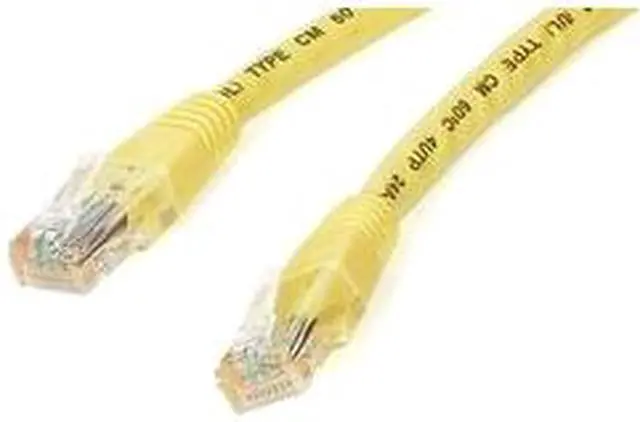 Main image of StarTech.com 20 ft Yellow Molded Cat6 UTP Patch Cable - ETL Verified