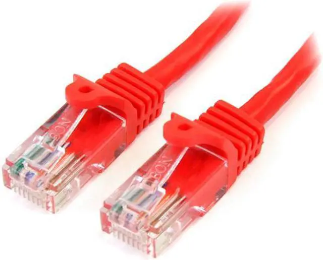 Main image of StarTech.com 6 ft Red Cat5e Snagless UTP Patch Cable