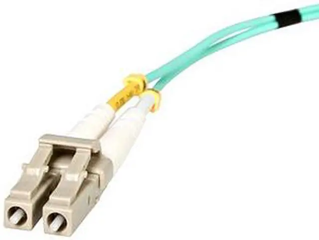 Main image of StarTech.com 10m 10 Gb Aqua Multimode 50/125 Duplex LSZH Fiber Patch Cable LC - LC