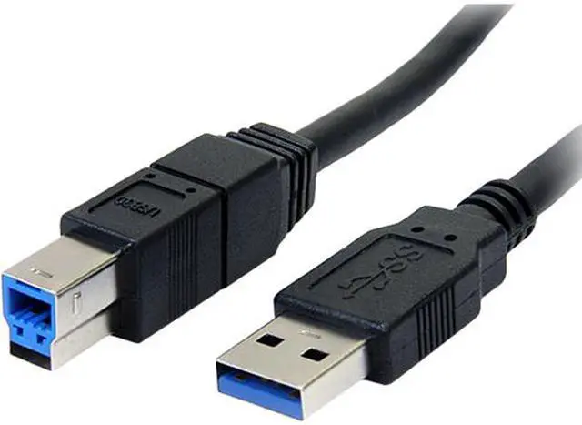 Main image of StarTech.com 6 ft Black SuperSpeed USB 3.0 Cable A to B - M/M