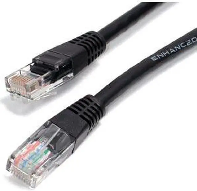 Main image of StarTech.com 100 ft Black Molded Cat5e UTP Patch Cable