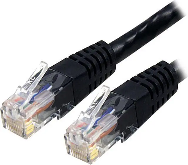 Main image of StarTech.com 35 ft Black Molded Cat6 UTP Patch Cable - ETL Verified