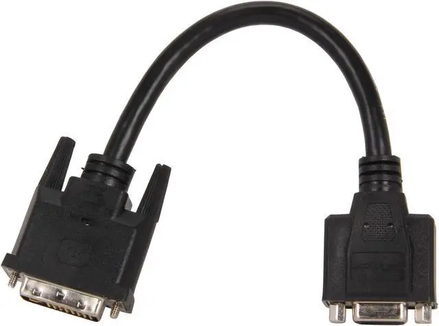 Alt view image 2 of 3 - StarTech.com DVIVGAMF8IN 8" DVI to VGA Cable Adapter - DVI-I Male to VGA Female