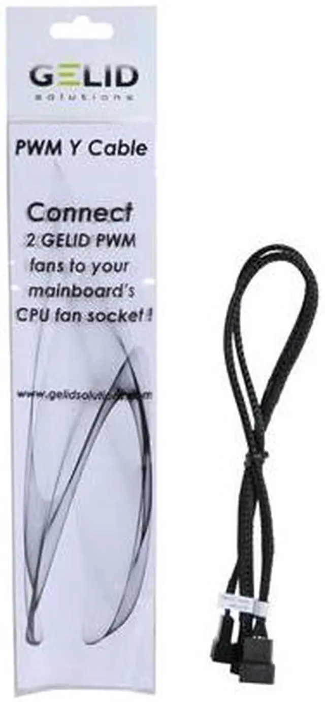 Alt view image 3 of 3 - GELID Solutions CA-PWM 1.14 ft. (35cm) PWM Y Cable