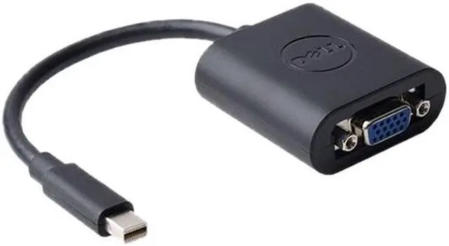 Alt view image 3 of 4 - Dell RG14P Mini DisplayPort to VGA Adapter (Black)