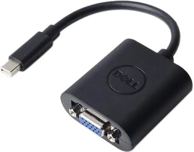 Main image of Dell RG14P Mini DisplayPort to VGA Adapter (Black)