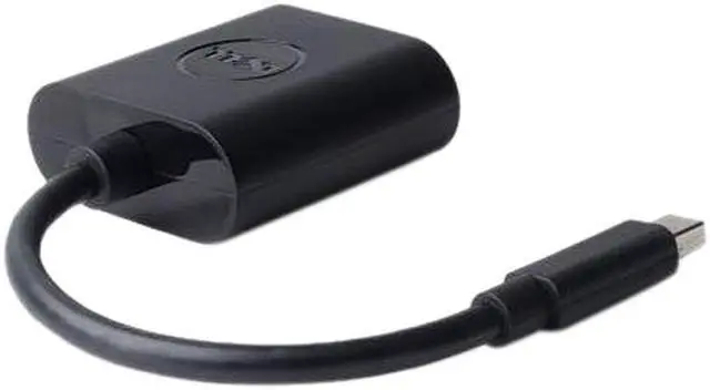 Alt view image 4 of 4 - Dell RG14P Mini DisplayPort to VGA Adapter (Black)