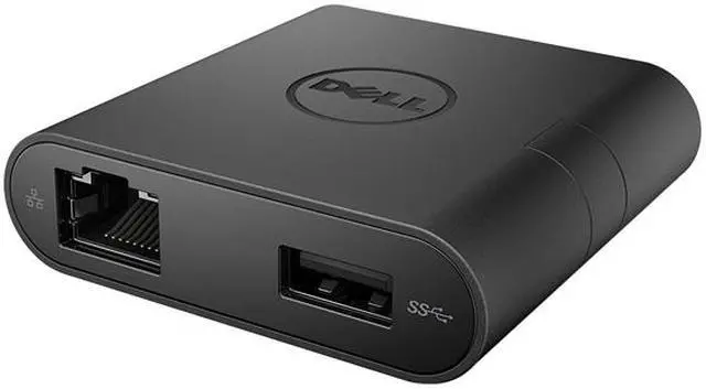 Alt view image 2 of 5 - Dell Adapter DA200 - USB-C to HDMI/VGA/Ethernet/USB 3.0