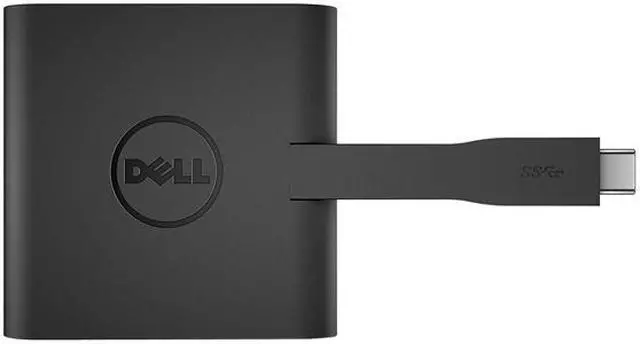 Alt view image 5 of 5 - Dell Adapter DA200 - USB-C to HDMI/VGA/Ethernet/USB 3.0