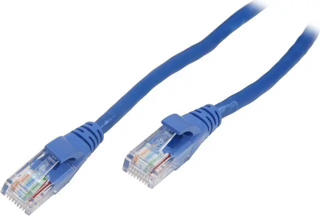 Main image of VCOM VC511-3BL 3 ft. Cat 5E Blue Molded Patch Cable