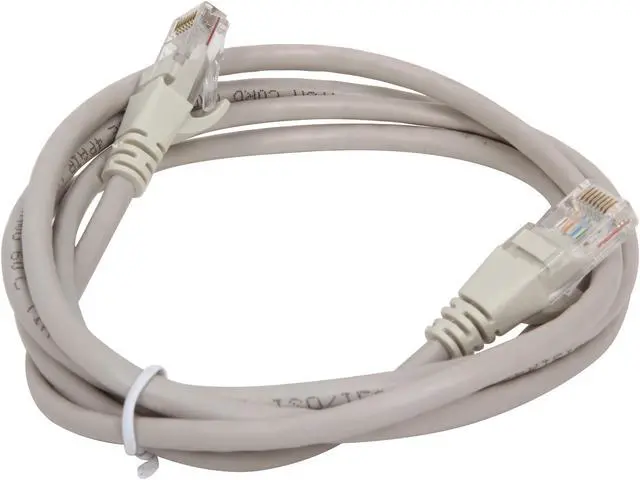 Alt view image 2 of 3 - VCOM VC511-5GY 5 ft. Cat 5E Gray Molded Patch Cable