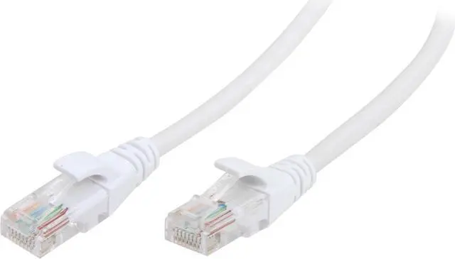 Main image of VCOM VC511-7WH 7 ft. Cat 5E White Molded Patch Cable