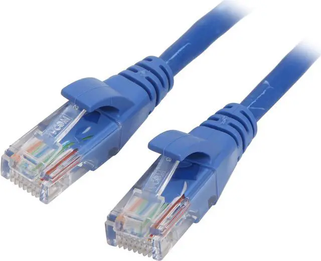 Main image of VCOM VC511-7BL 7 ft. Cat 5E Blue Molded Patch Cable