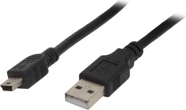 Main image of VCOM VC-USB/MIN Black USB2.0 Type A to Mini B Black Cable