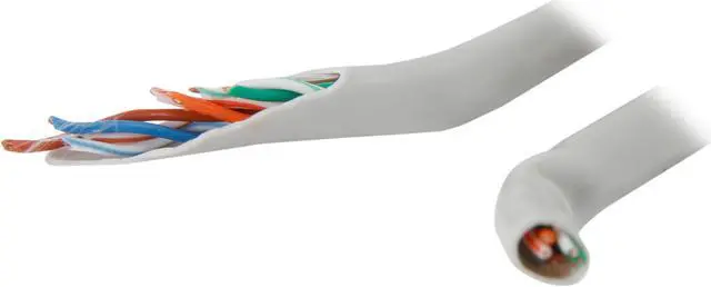 Main image of VCOM VC514-GRAY 1000 ft. Cat 5E Gray Solid UTP Cable
