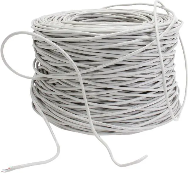 Alt view image 2 of 3 - VCOM VC514-GRAY 1000 ft. Cat 5E Gray Solid UTP Cable