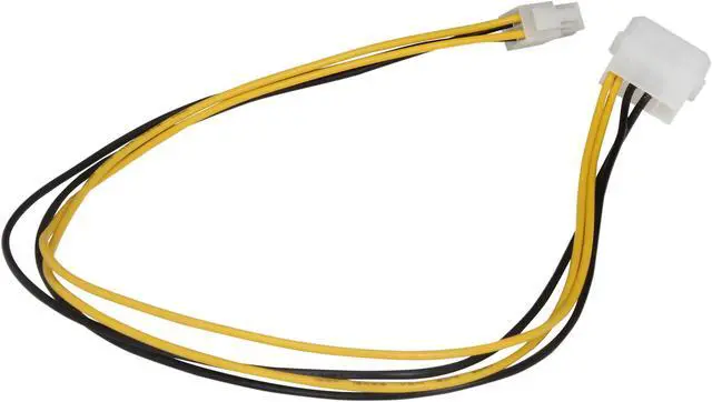 Alt view image 2 of 3 - VCOM VC-POW4EXT 1 ft. 4-Pin to 4-Pin Power Adapter Cable