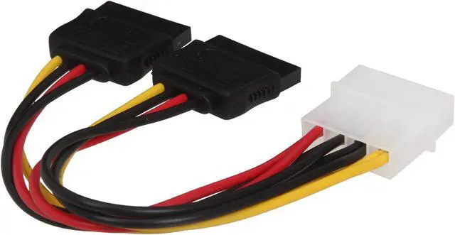Alt view image 2 of 3 - VCOM VC-POW/SPL Serial ATA Power Splitter Cable