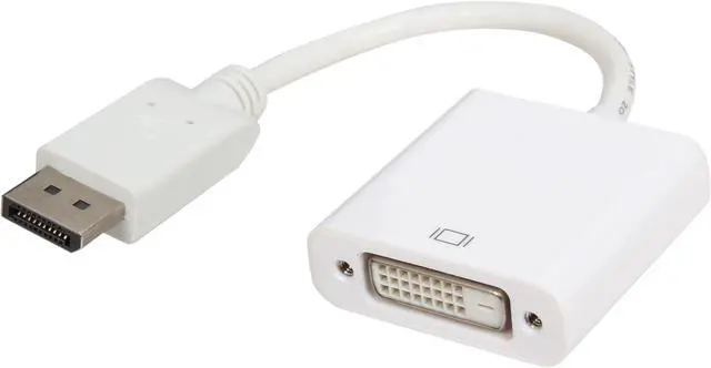 Main image of VCOM VC-DP/DVIS 6" DisplayPort M to DVI Active Single Link F White Adapter