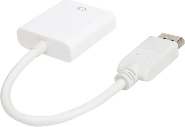 Alt view image 2 of 3 - VCOM VC-MD/DVIS 10" Mini DisplayPort M to DVI Single-Link F White Adapter