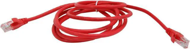 Alt view image 2 of 3 - VCOM VC511B-7RD 7 ft. Cat 5E Red Crossover Cable