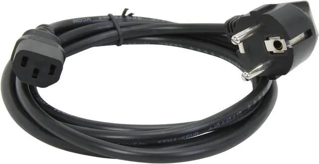Alt view image 2 of 3 - VCOM Model VC-POW/EU6 6 ft. EU-3Prong Power Cord