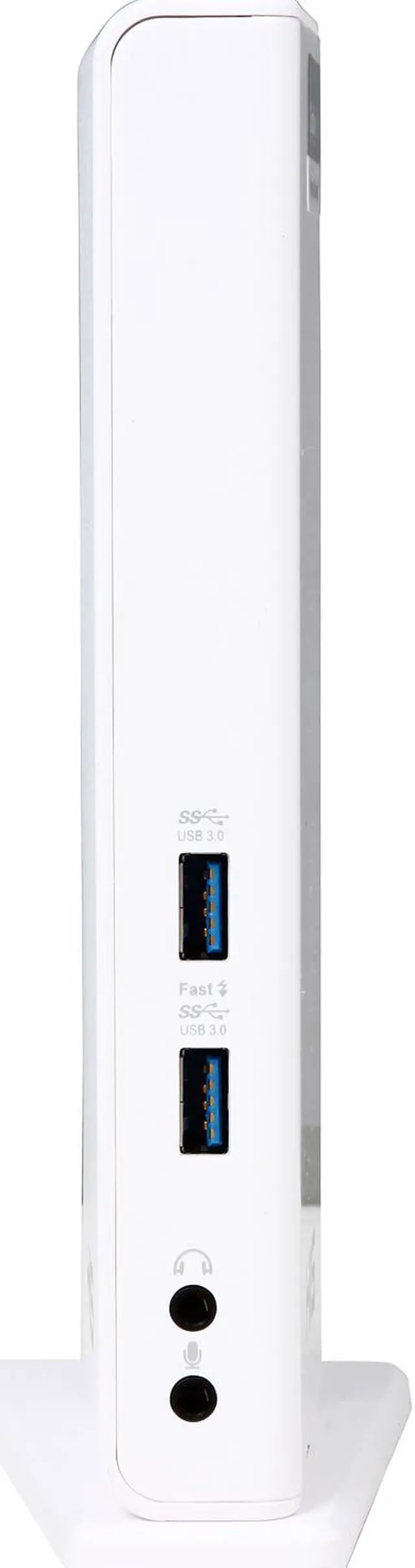 Alt view image 2 of 6 - HIS HDOCK1 Multi-View x2 USB Docking Station (BC 1.2 superfast charging, HMDI + DVI up to 2048 x 1152, USB 3.0 port x2pcs, USB 2.0 x 4pcs, Gigabit Ethernet, Audio 2.1 channel)