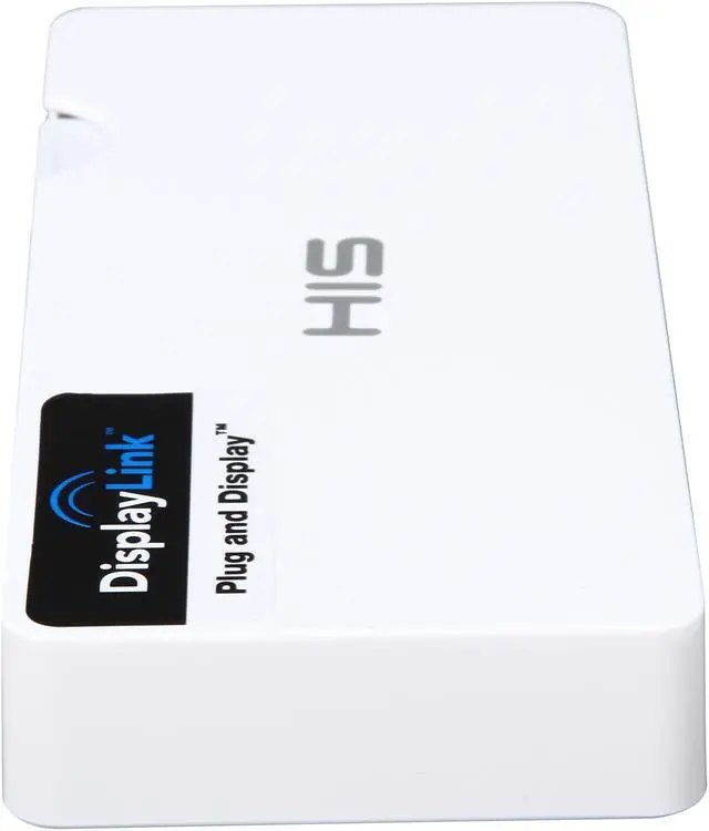 Alt view image 3 of 7 - HIS Multi-View USB Portable Docking Station, Gigabit Ethernet for Mac & Windows (HDMI + VGA up to 2048 x 1152, USB 3.0 port)