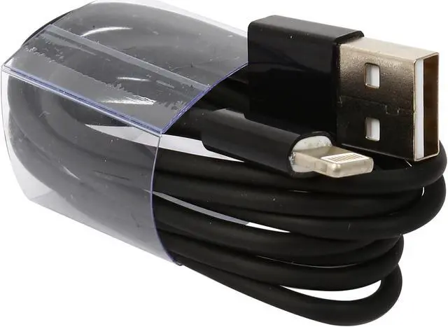Alt view image 2 of 3 - VisionTek 900776 Black Lightning to USB Black 1 Meter Cable