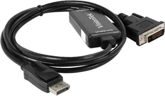 Alt view image 2 of 3 - VisionTek 900823 No DVI to DisplayPort 1.5M Active Cable (M/M)