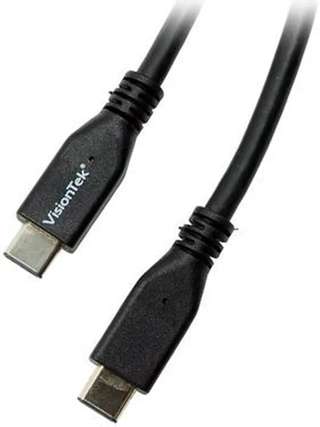 Alt view image 3 of 3 - VisionTek 900825 Black USB 3.1 Type C Cable 1 Meter (M/M)