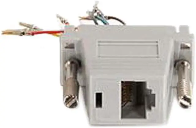 Alt view image 2 of 4 - C2G 02925 RJ45 to DB15 Female Modular Adapter, Gray
