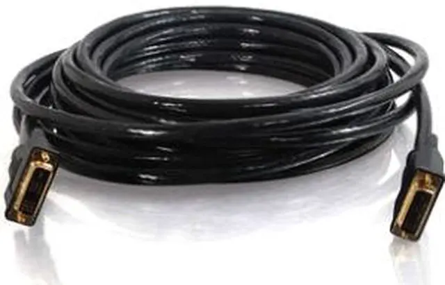 Main image of C2G 41201 Pro Series Single Link DVI-D Digital Video Cable M/M, Plenum CMP-Rated, Black (25 Feet, 7.62 Meters)