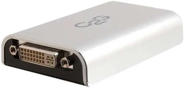 Alt view image 2 of 4 - C2G 30546 USB to DVI Adapter Up To 2048 x 1152