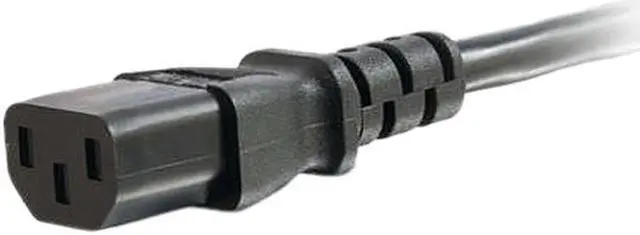 Main image of C2G 48070 16 AWG Hospital Grade Power Cord - NEMA 5-15P to IEC320C13, TAA Compliant, Black (8 Feet, 2.43 Meters)