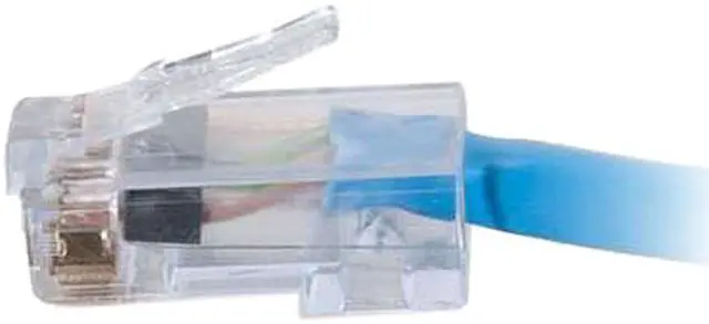 Alt view image 2 of 2 - C2G 75ft Cat6 550MHz Assembled Plenum Patch Cable - Blue