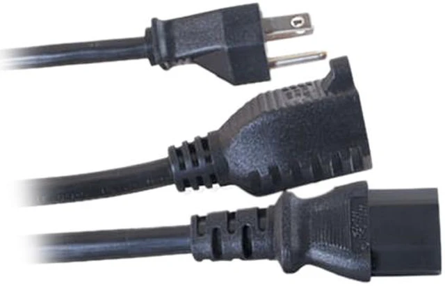Alt view image 3 of 3 - C2G / Cables To Go 29811 3 ft. Power Splitter-5-15P to 5-15R+C13