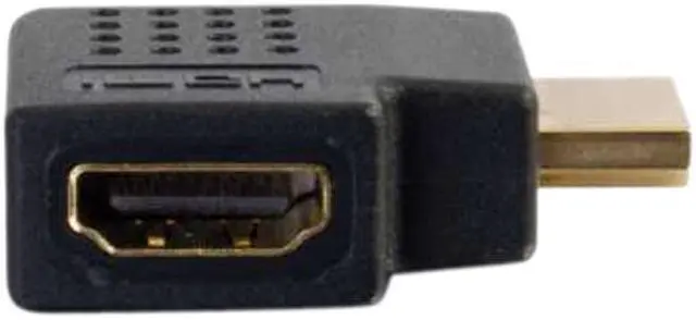 Alt view image 2 of 6 - C2G 43290 Right Angle HDMI Adapter - Right Exit, Black