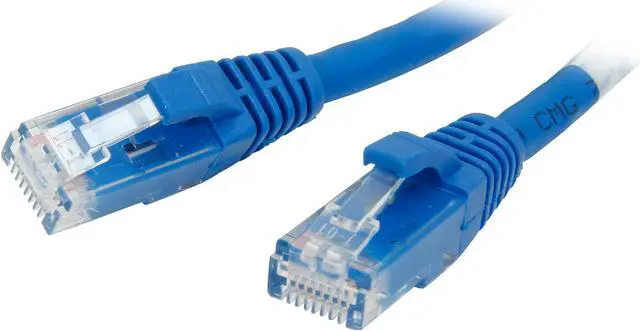 Main image of C2G 03973 Cat6 Cable - Snagless Unshielded Ethernet Network Patch Cable, Blue (2 Feet, 0.60 Meters)