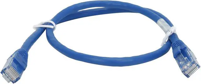 Alt view image 2 of 3 - C2G 03973 Cat6 Cable - Snagless Unshielded Ethernet Network Patch Cable, Blue (2 Feet, 0.60 Meters)
