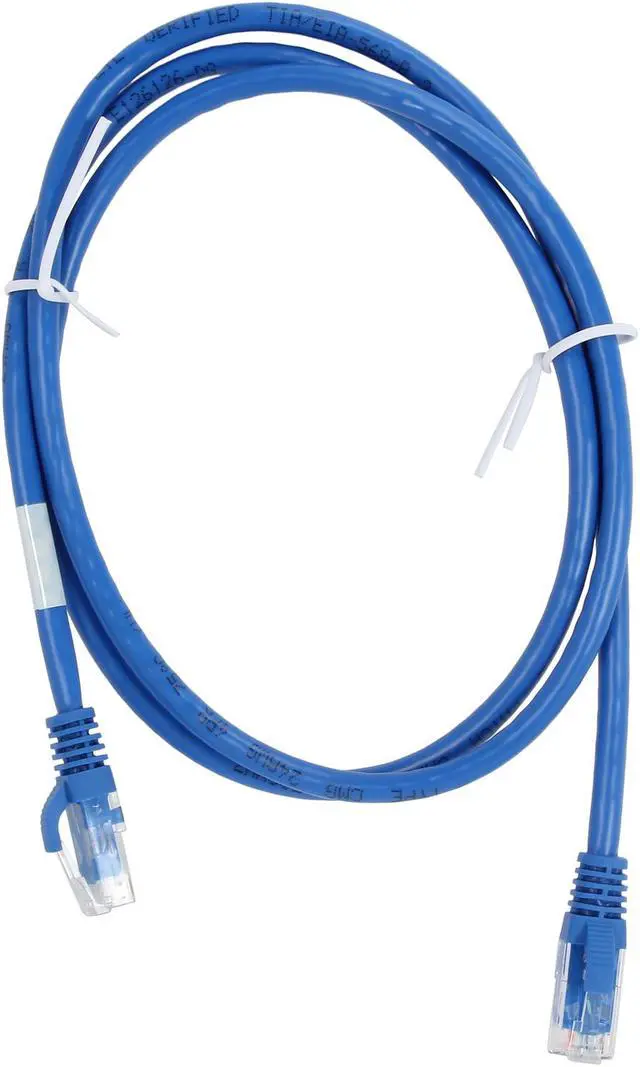 Alt view image 2 of 3 - C2G 03974 Cat6 Cable - Snagless Unshielded Network Patch Cable, Blue (4 Feet, 1.22 Meters)