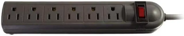 Alt view image 2 of 3 - C2G 6-Outlets Surge Suppressor