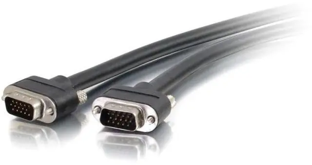 Main image of C2G 50210 VGA Cable - Select VGA Video Cable M/M, In-Wall CMG-Rated, Black (1 Feet, 0.3 Meters)