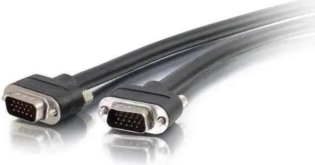 Main image of C2G 50211 VGA Cable - Select VGA Video Cable M/M, In-Wall CMG-Rated, Black (3 Feet, 0.91 Meters)