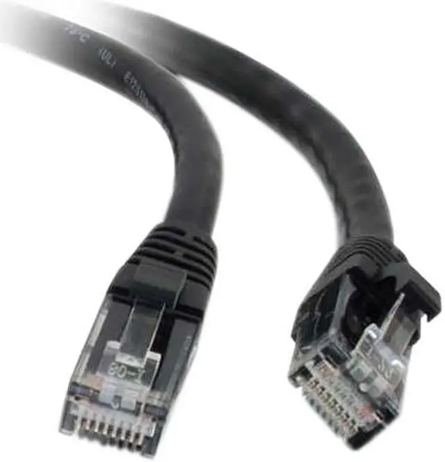 Main image of C2G 00403 Cat5e Snagless Unshielded (UTP) Network Patch Cable, Black (6 Feet)