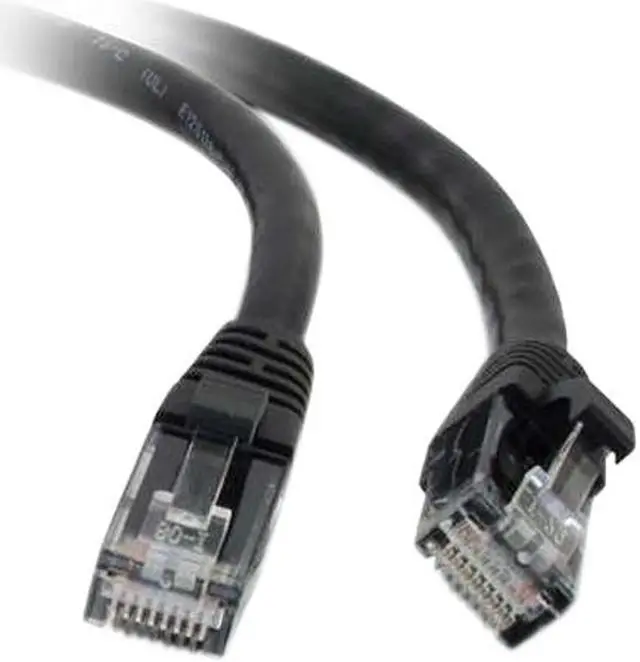 Main image of C2G 00407 Cat5e Cable - Snagless Unshielded Ethernet Network Patch Cable, Black (20 Feet, 6.09 Meters)