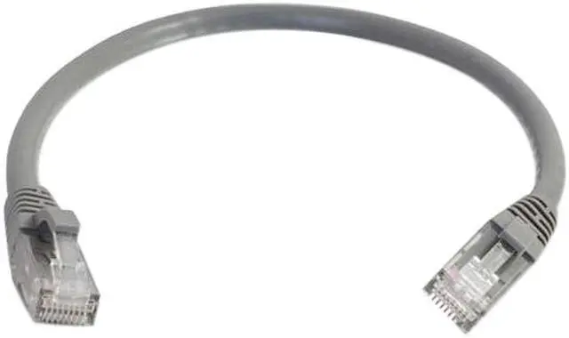 Alt view image 2 of 6 - C2G 00383 Cat5e Cable - Snagless Unshielded Ethernet Network Patch Cable, Gray (2 Feet, 0.60 Meters)