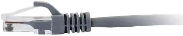 Alt view image 5 of 6 - C2G 00383 Cat5e Cable - Snagless Unshielded Ethernet Network Patch Cable, Gray (2 Feet, 0.60 Meters)