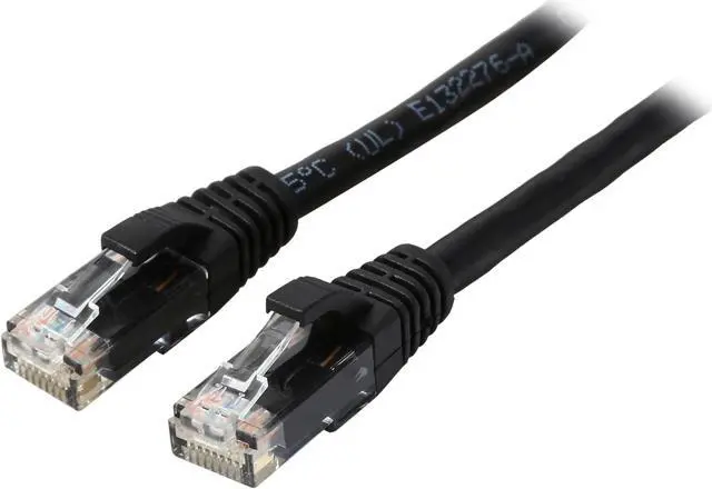 Main image of C2G 03982 Cat6 Cable - Snagless Unshielded Ethernet Network Patch Cable, Black (4 Feet, 1.22 Meters)