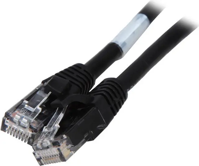 Main image of C2G 03983 Cat6 Cable - Snagless Unshielded Ethernet Network Patch Cable, Black (6 Feet, 1.82 Meters)